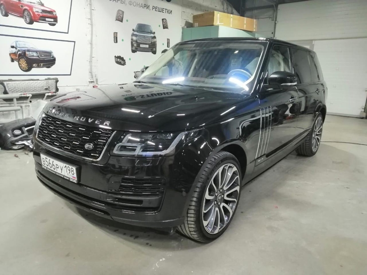 Комплект Рестайлинга Range Rover 2013-2017 в 2018 под ключ + фонари китайские